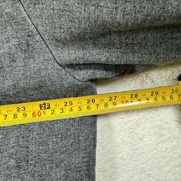 Fox Racing DELUXE Full Zip Hoodie Sherpa Faux Fur Y2K Grunge Men’s Gray - Picture 9 of 10